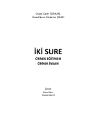 İki Sure - Cafer Subhani.epub